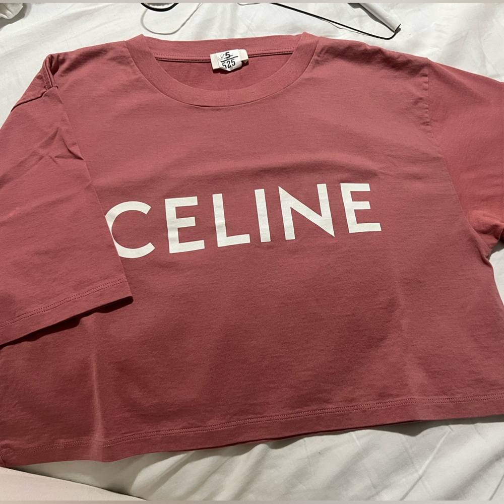 Celine crop tshirt